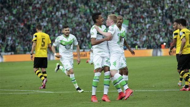 Coppa di Germania al Wolfsburg: 3-1 sul Dortmund. Addio amaro per Klopp