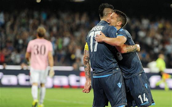 Serie A: super Mertens regola il Cesena, è 3-2 Napoli