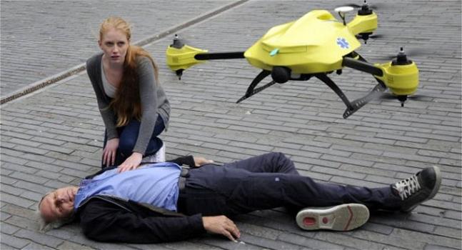 Olanda: ecco il drone ambulanza in azione. Davvero incredibile