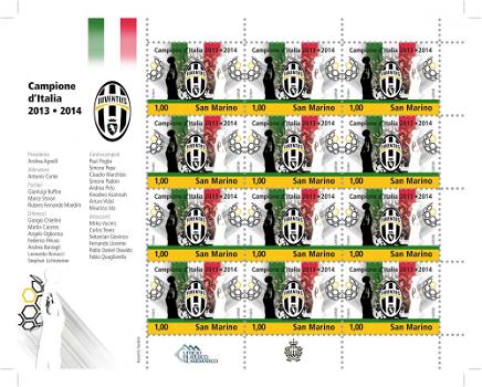 In arrivo i due francobolli che festeggiano lo scudetto della Juventus