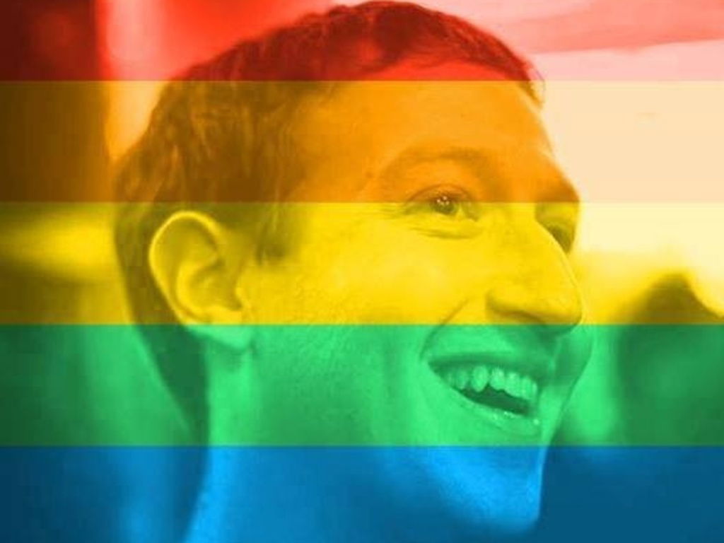 Arcobaleno gay-friendly su Facebook: era solo un test sulla popolazione