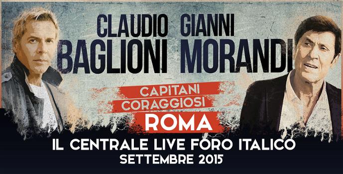 Morandi e Baglioni presentano i dieci concerti in programma a settembre