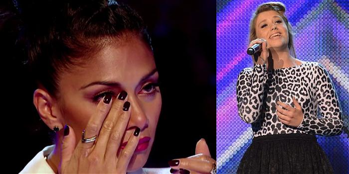 X Factor Uk: ragazza sale sul palco e canta una canzone di Cher. Uno dei giudici in lacrime