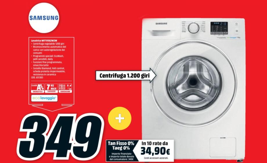 Volantino Mediaworld dal 13 al 26 Luglio: "Il tasso ZERO è di casa!"