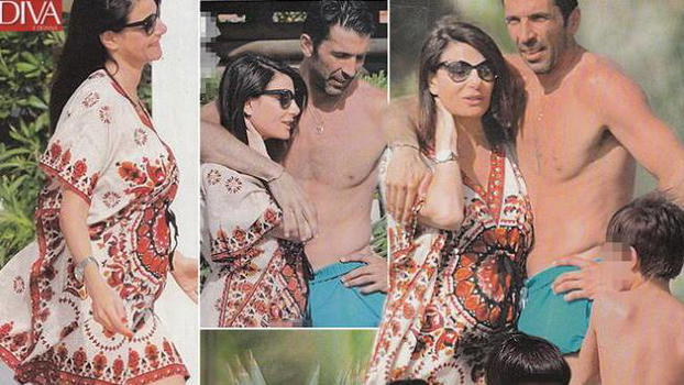 Ilaria D’Amico e Gigi Buffon al mare con il pancione. Confermata la gravidanza