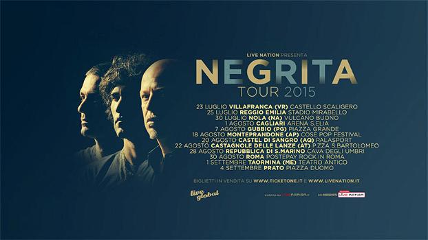 Negrita: le date del Tour estivo 2015. Ecco come ottenere lo sconto sui biglietti