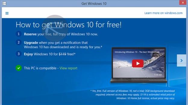 Windows 10 arriva su milioni di computer, anche controvoglia
