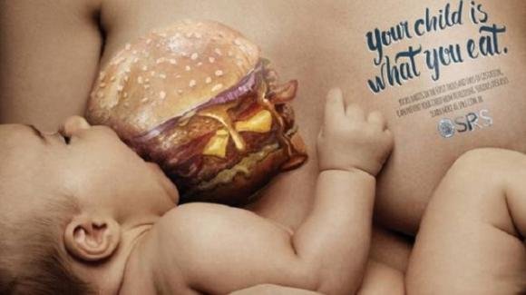Una campagna contro il cibo spazzatura in gravidanza