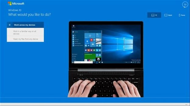 Come imparare l’uso del nuovo Windows con l’app "Try Windows 10"