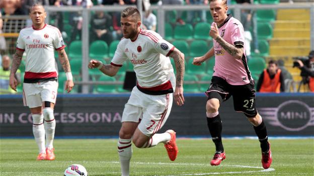 Serie A: soffre il Milan con il Palermo, risolve Bacca