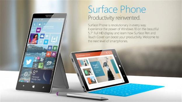 I prossimi smartphone Microsoft avranno lo stile dei device Surface