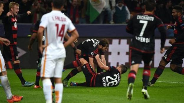 Champions League: pazza Roma, spreca tutto in 2 minuti