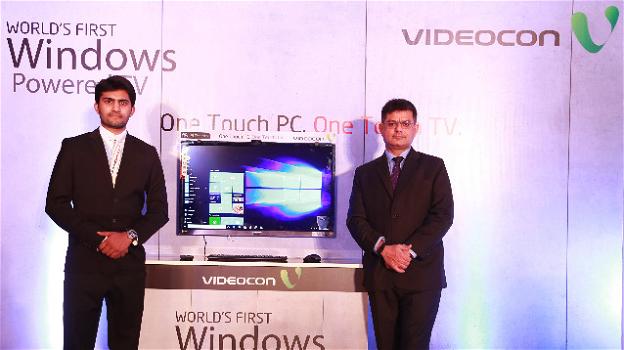 Videocon e Microsoft annunciano la prima smart tv al mondo con Win 10