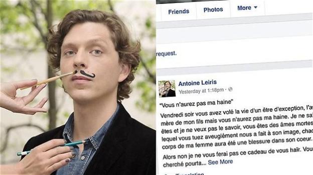 Attentati Parigi, Antoine Leiris: “Una parte di me è morta con mia moglie, ma sono obbligato a non odiare”