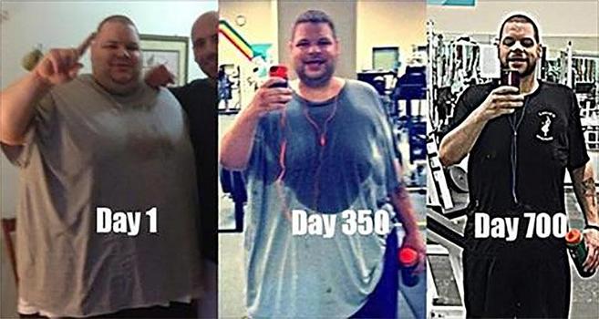 Uomo perde 192 kg in soli 700 giorni. Ecco la sua incredibile trasformazione
