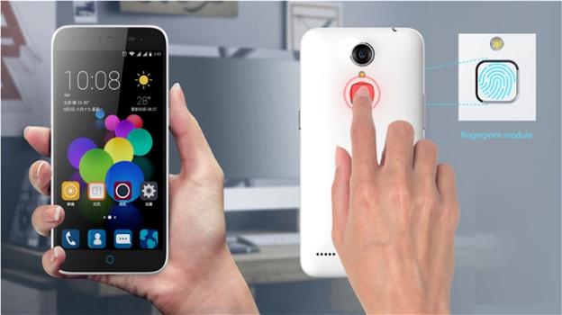 ZTE, lo smartphone economico con il lettore di impronte digitali