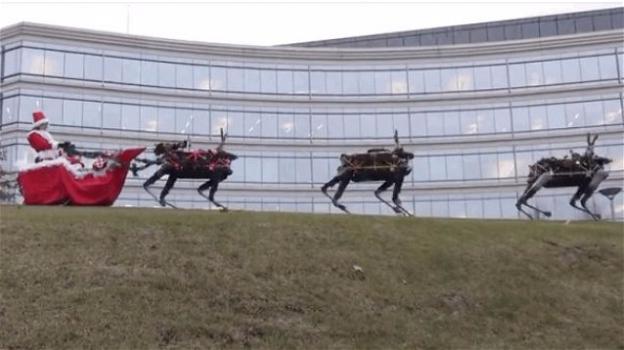 Anche la Boston Dynamics ci fa gli auguri di Natale. Con renne robot