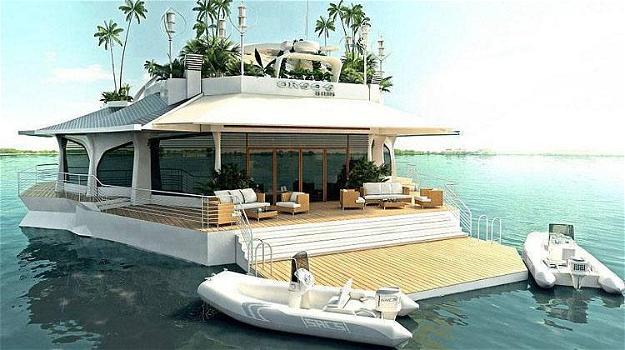 Ecco lo yacht di lusso da 6 milioni di dollari che si trasforma in un’isola
