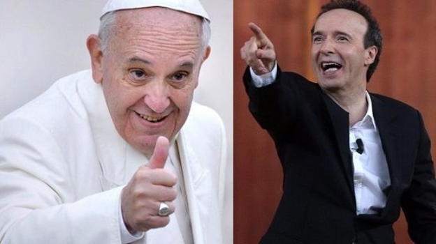 Roberto Benigni presenta il libro di Papa Francesco