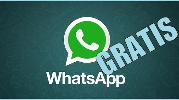 WhatsApp elimina il costo annuale di 89 centesimi e torna gratuita