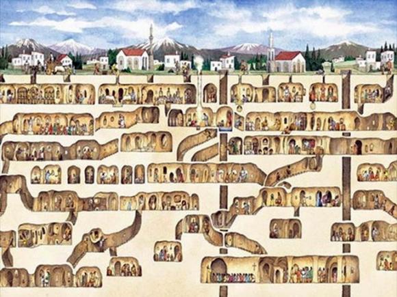 Durante i lavori in casa, abbatte un muro e scopre un'antica città sotterranea. Sorprendente!