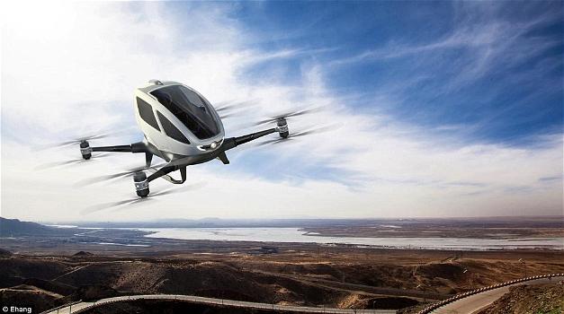 Ecco 184, il primo drone per il trasporto umano. Con guida smart.