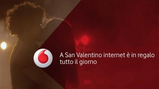 Vodafone annuncia la promozione per navigare gratis a San Valentino