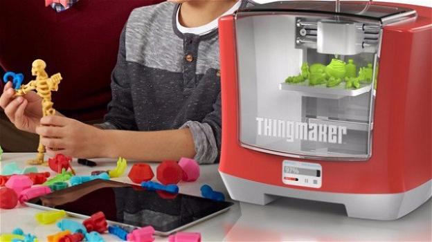 Mattel lancia la prima stampante 3D per bambini, la ThingMaker