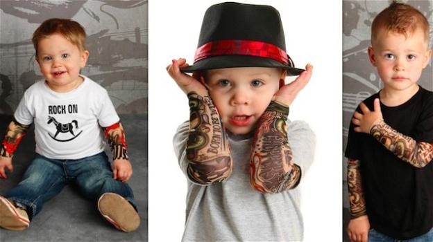 Bambini di pochi mesi coperti di tatuaggi: la realtà è diversa da come appare