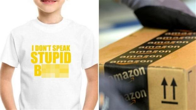 Gaffe Amazon, utenti adirati per le magliette offensive: ritirate dal mercato