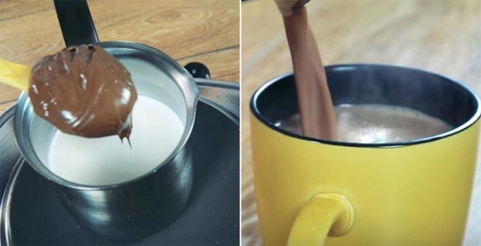 Una cioccolata calda con la Nutella? Ecco come prepararla!