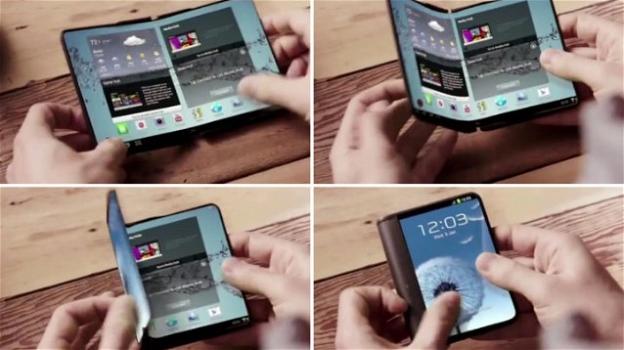 Samsung. Pronto lo smartphone con display pieghevole. Arriva nel 2017