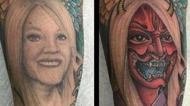 Aveva la moglie tatuata sul braccio: divorzia e lo trasforma in satana