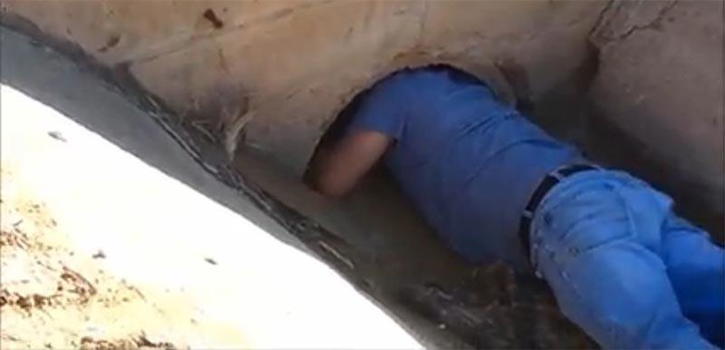 Entra in un tunnel e fa una scoperta incredibile. Ecco di cosa si tratta