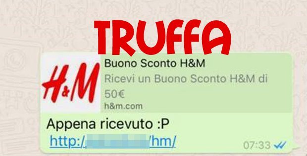 whatsapp-truffa-buono-sconto-hm