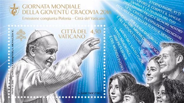 La Giornata Mondiale della Gioventù 2016 nei francobolli del Vaticano