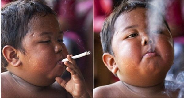 Ricordate il bambino che fumava 40 sigarette al giorno? Eccolo 8 anni dopo