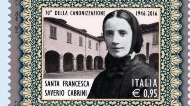 Santa Francesca Saverio Cabrini in un francobollo