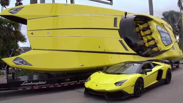 Ecco la Lamborghini Speedboat. La sua potenza è incredibile!