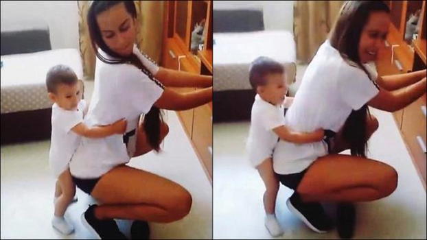 Fa un ballo con il figlio e il web si scatena. Ecco perchè