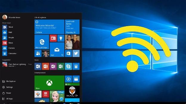 Come condividere la connessione WiFi con Hotspot mobile di Windows 10