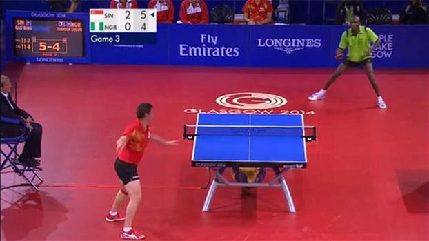 Ecco un match di ping-pong che saprà stupirvi!