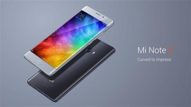 Xiaomi Mi Note 2, il primo phablet Xiaomi con schermo OLED curvo