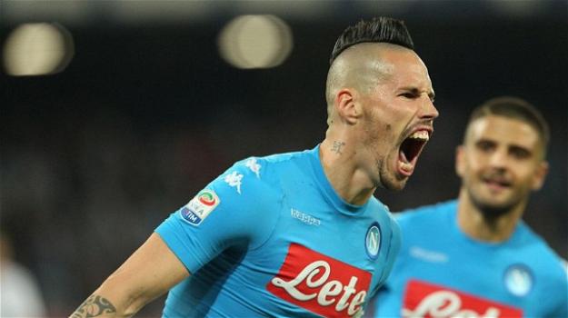 Serie A: al Napoli non basta Hamsik, 1-1 con la Lazio