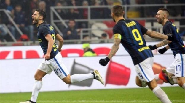 Serie A: derby al cardiopalma, tra Milan e Inter finisce 2-2