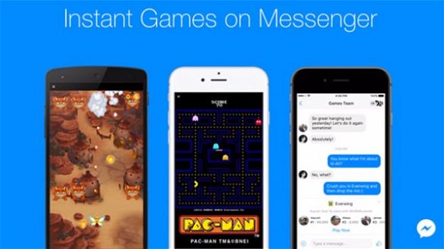 Su Messenger si potranno sfidare i propri contatti agli Instant Games