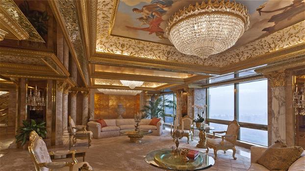 Ecco il lussuoso attico di Donald Trump. Un viaggio tra oro, marmo e diamanti