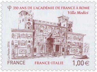 francobollo-350-anni-accademia-di-francia-in-roma