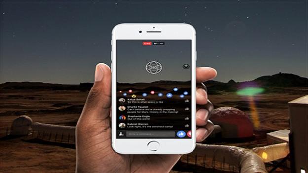 Live 360: Facebook annuncia i video immersivi e panoramici in diretta