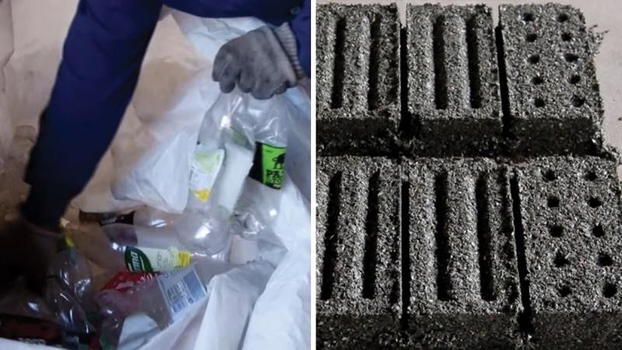 Realizzano dei mattoni con la plastica. Quello che ottengono va oltre le aspettative